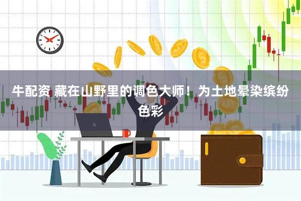 牛配资 藏在山野里的调色大师！为土地晕染缤纷色彩