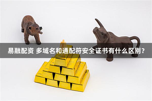 易融配资 多域名和通配符安全证书有什么区别？