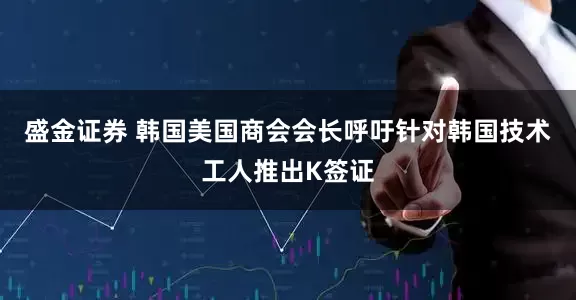 盛金证券 韩国美国商会会长呼吁针对韩国技术工人推出K签证